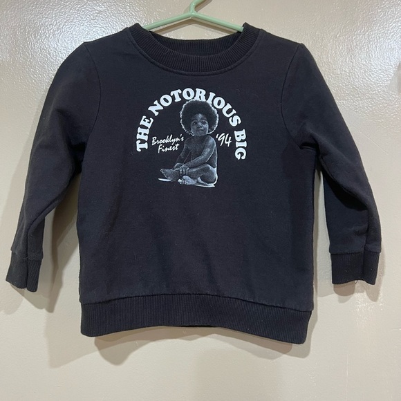 Other - The Notorious B.I.G. Kids Black Sweatshirt